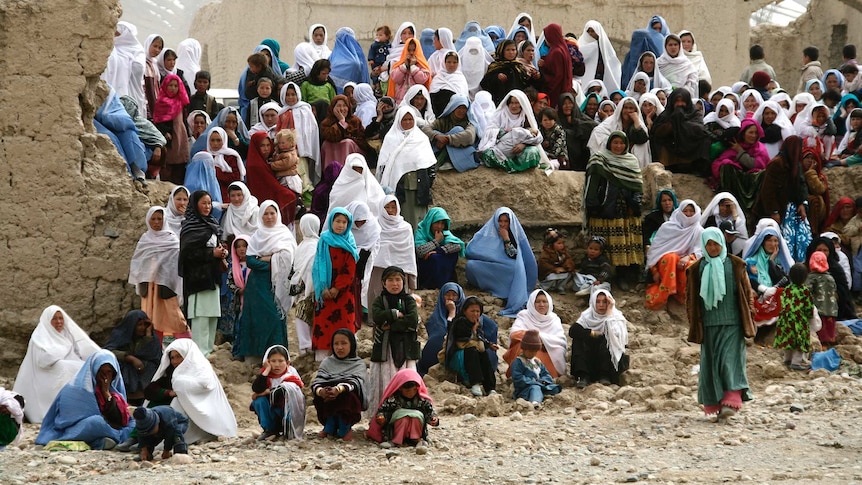 Afghan women celebrate NYE in Bamyan province