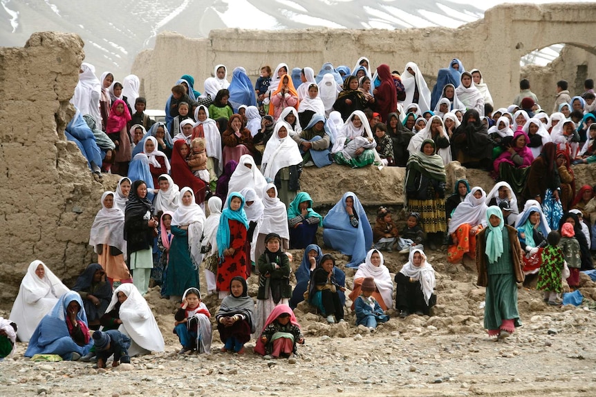 Afghan women celebrate NYE in Bamyan province
