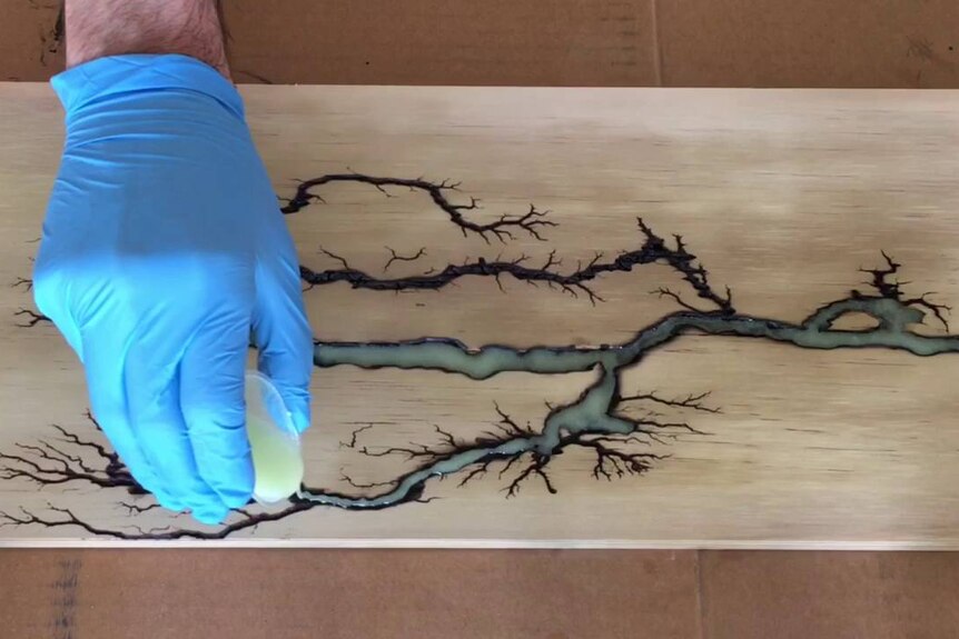 Lichtenberg wood burning