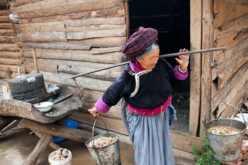 Aya Si Geng Ma the head of a Mosuo household