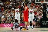 Only so much you can do ... Pau Gasol was strong for Spain but Team USA was just too mighty.