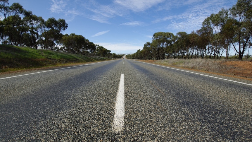 A road disappearing into the distance.