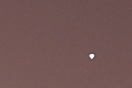 Research balloon spotted in outback Queensland