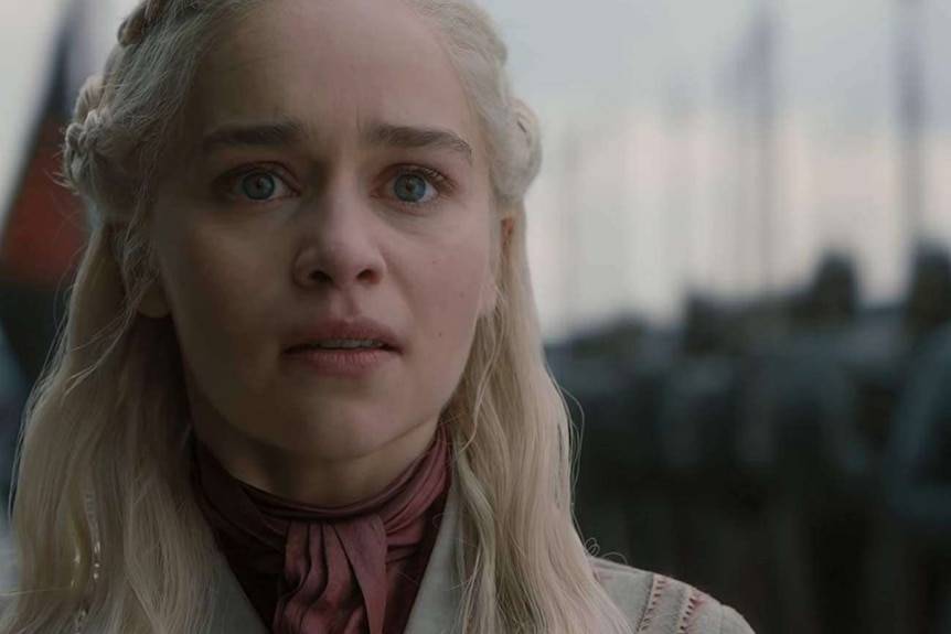 Emilia Clarke as Daenerys Targaryen in HBO's Game of Thrones