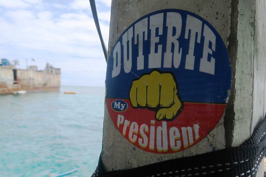 Sticker of President Duterte