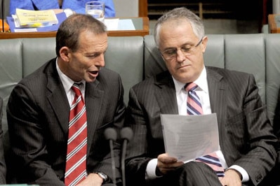 Tony Abbott  and Malcolm Turnbull (AAP : Alan Porritt )