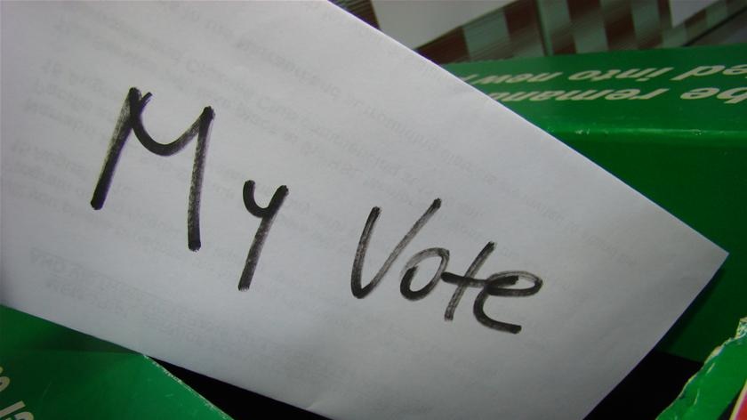 My vote (Jennifer Ingall: ABC Local radio)