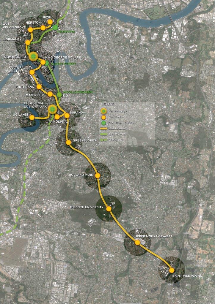 Brisbane Metro Train Map Brisbane Metro Revised Plan To Cost $500 Million Less - Abc News