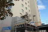Work on the Royal Hobart Hospital redevelopment in Liverpool Street.