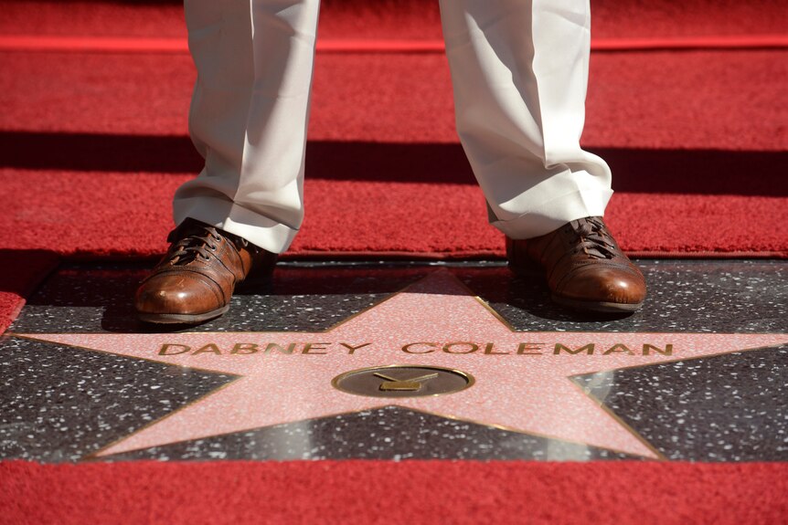 A hollywood star with the words 'Dabney Coleman' 