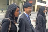 Lloyd Rayney and his daughters