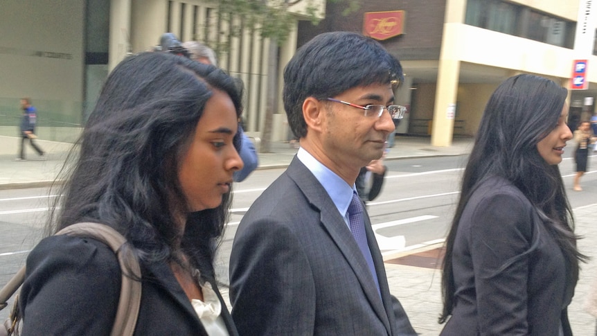 Lloyd Rayney and his daughters