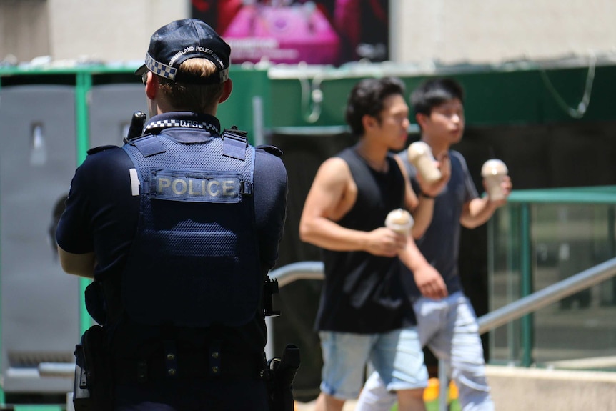 Police in South Bank for NYE