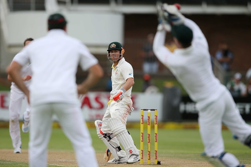 Warner is dropped by De Villiers