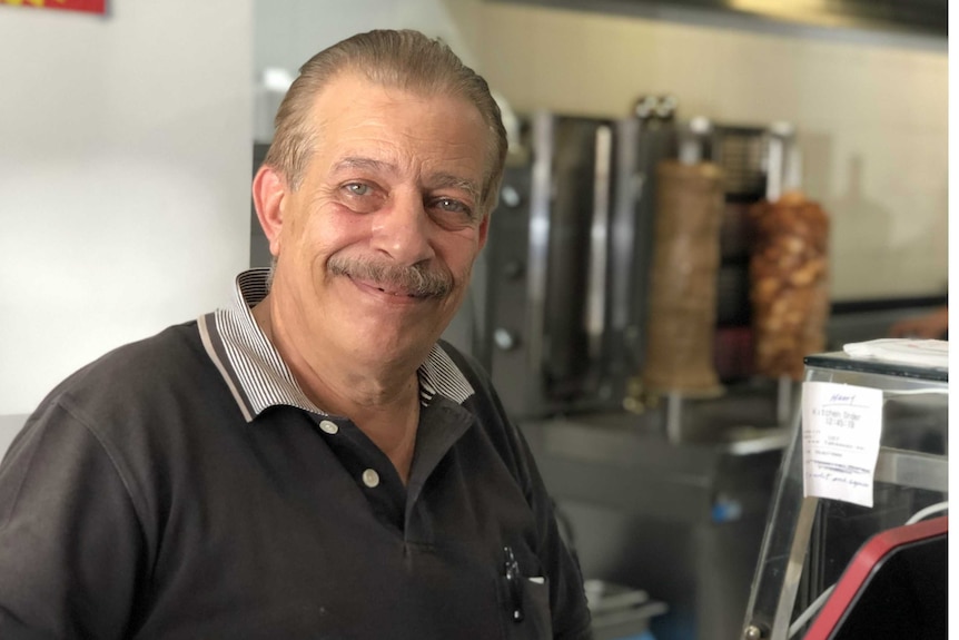 Kebab shop owner Mosen Sabry