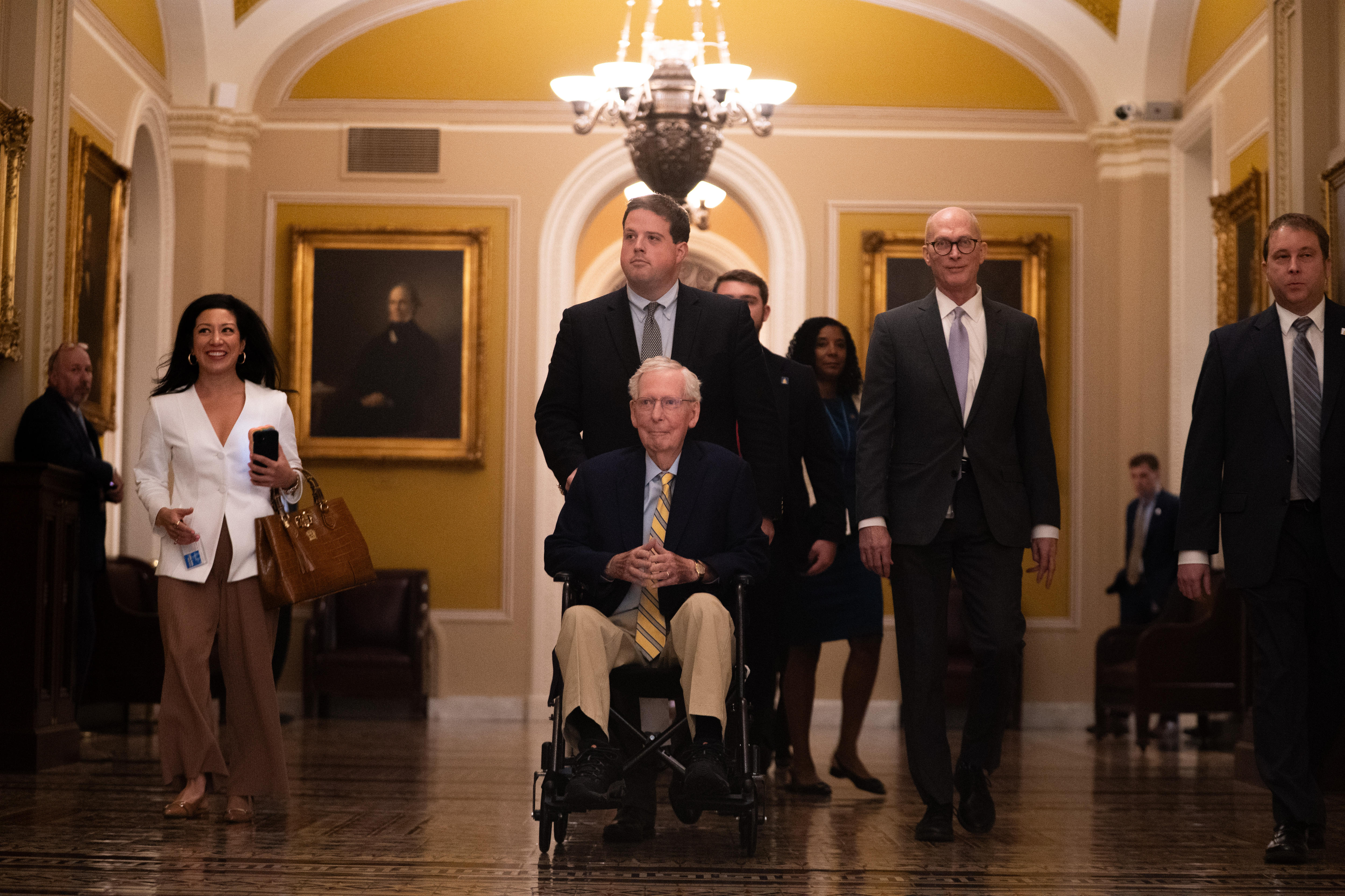 US Republican Mitch McConnell returns to Senate after lengthy illness