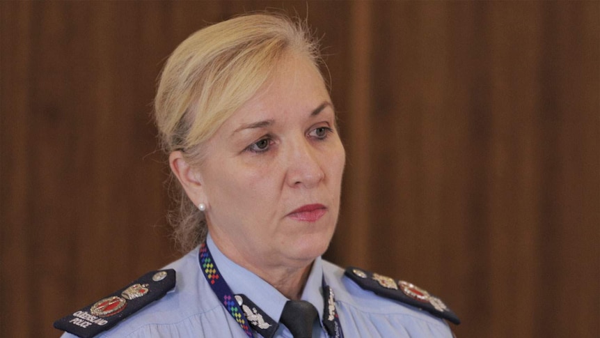 Headshot of Queensland Police Commissioner Katarina Carroll.