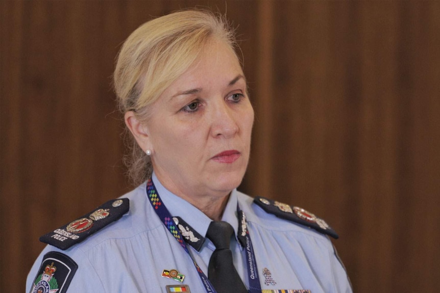 Headshot of Queensland Police Commissioner Katarina Carroll.