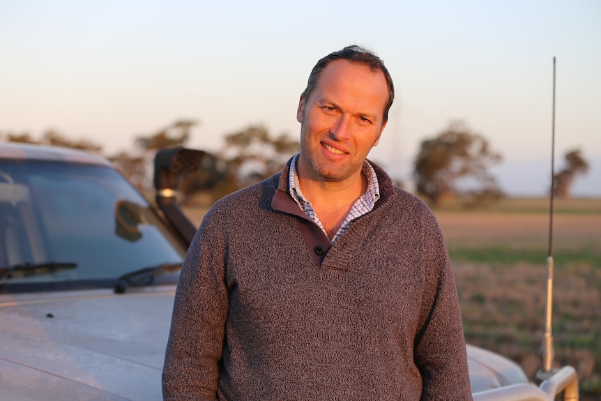 Photo of David Jochinke, grains farmer.