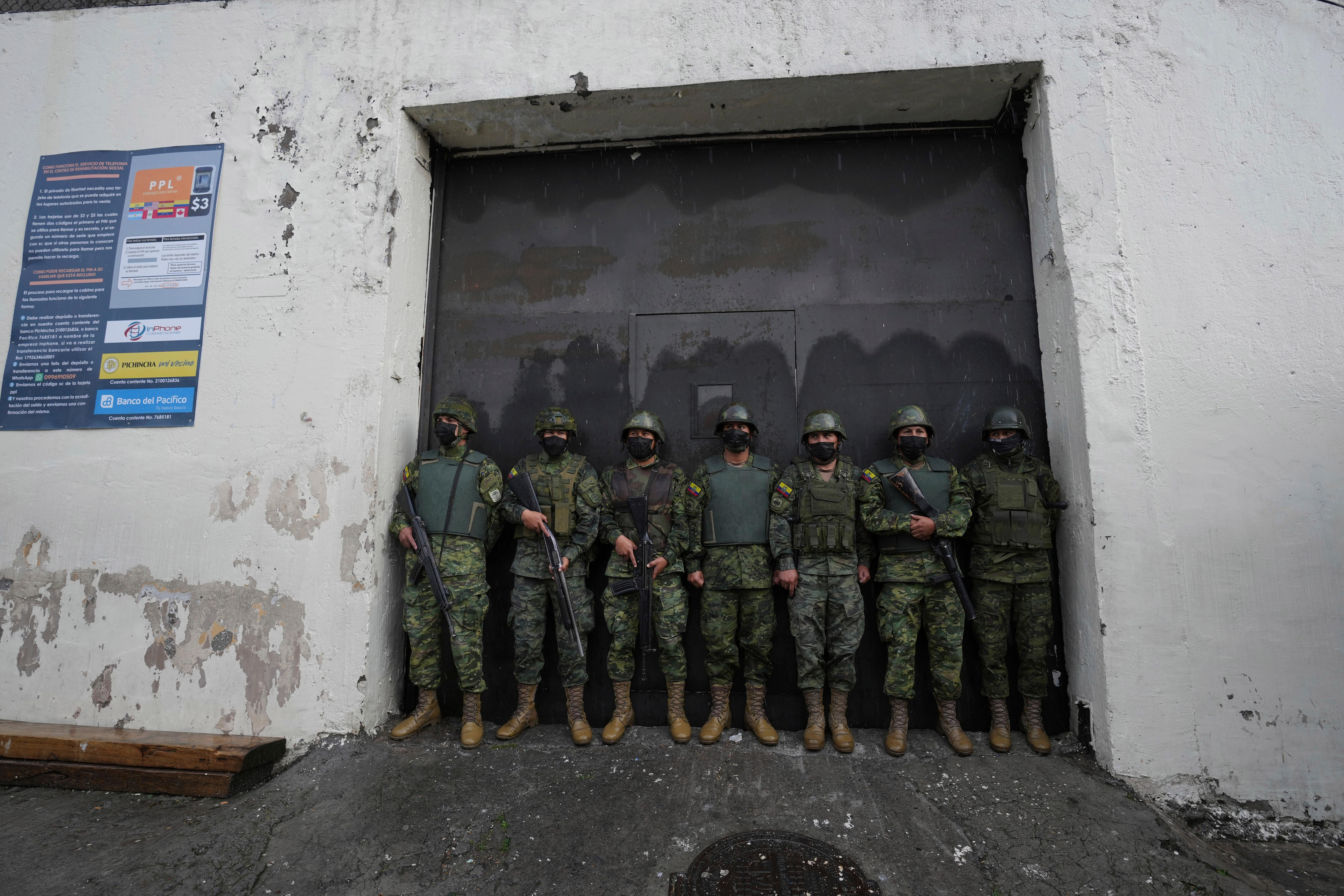 Riot at Ecuador's Quito prison leaves 10 inmates dead after government