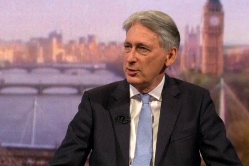 Britain's Finance Minister Philip Hammond to resign if Boris Johnson becomes Prime Minister