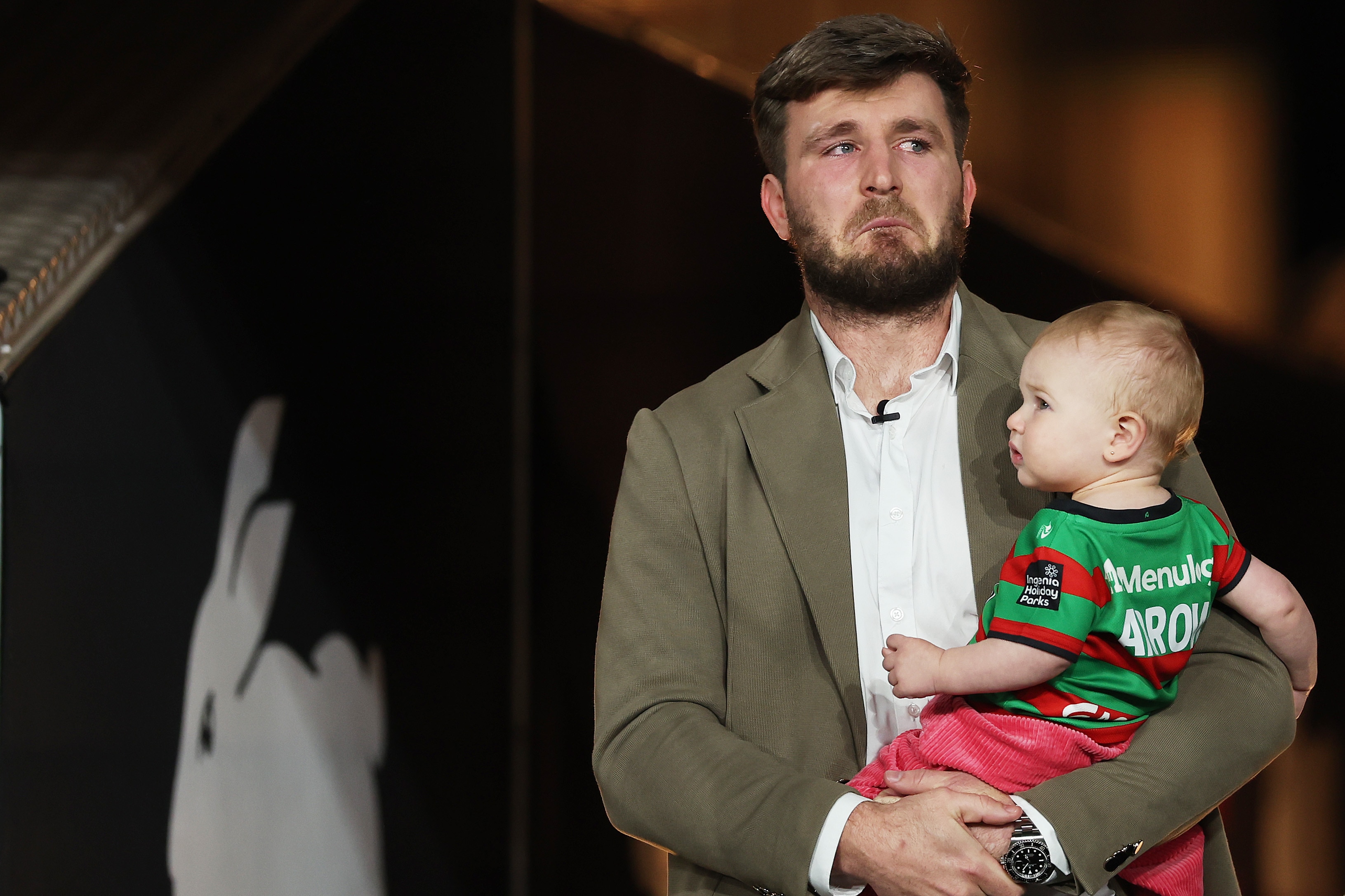 'Trying not to cry': Rabbitohs rise after emotional Jai Arrow moment