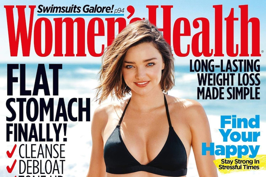 'Flat Stomach Finally': The November cover of Women's Health magazine.