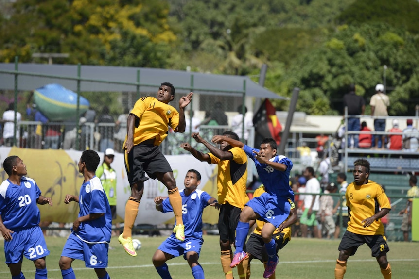 Micronesia plays Vanuatu