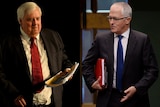 Clive Palmer and Malcolm Turnbull