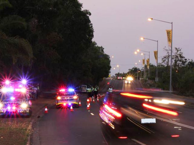 NT Police flashing lights generic image