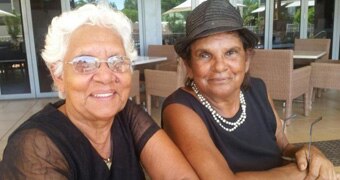 Aboriginal leaders Irene Davey and Merle Carter