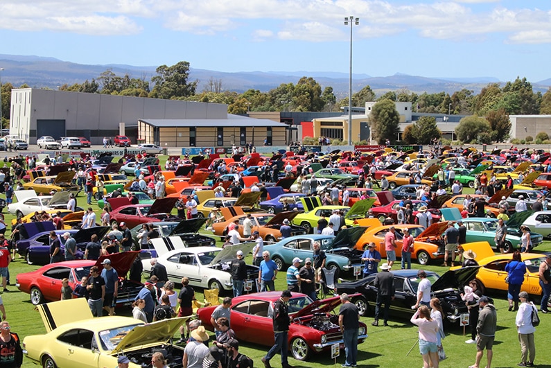 Crowd at the Monaro Nationals in Launceston