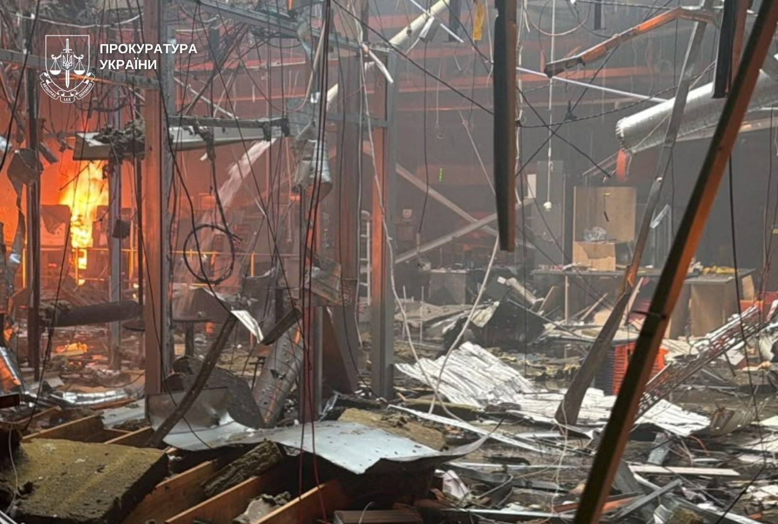 Six killed in 'despicable' Russian attack on shopping centre in Ukraine