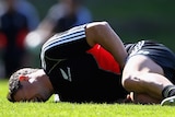 Dan Carter suffered a groin injury while practising his kicking and will miss the remainder of the World Cup.