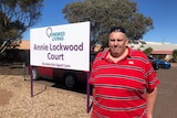 A man outside a Whyalla nursing home.