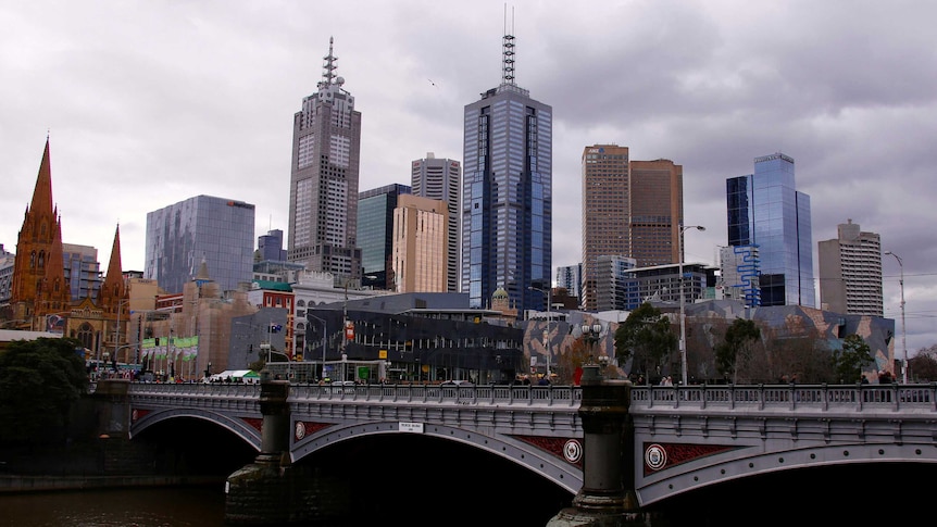 The Melbourne CBD skyline