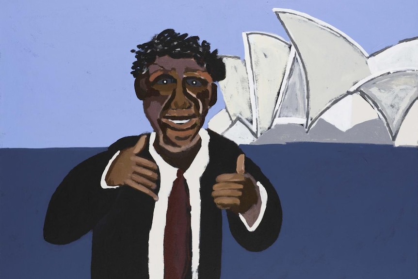 Albert Namatjira in Sydney - Yeah!