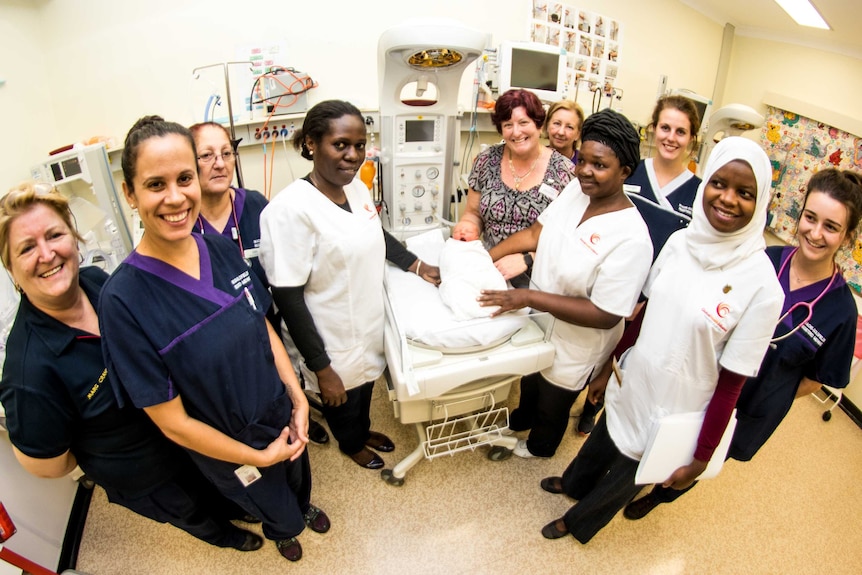 Tanzanian midwives can deliver up to 30 babies per shift