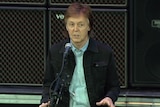 Sir Paul McCartney at an intimate Q&A in Perth