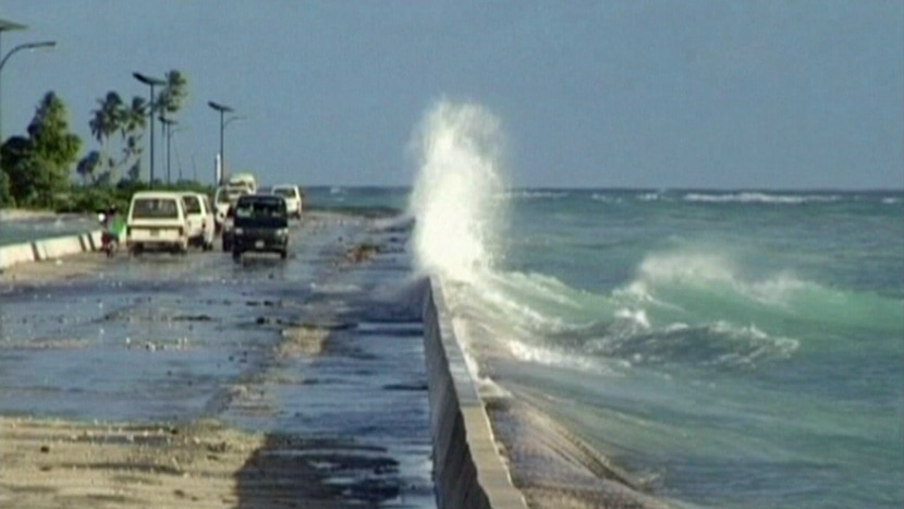 Kiribati runs out of funds to build seawall