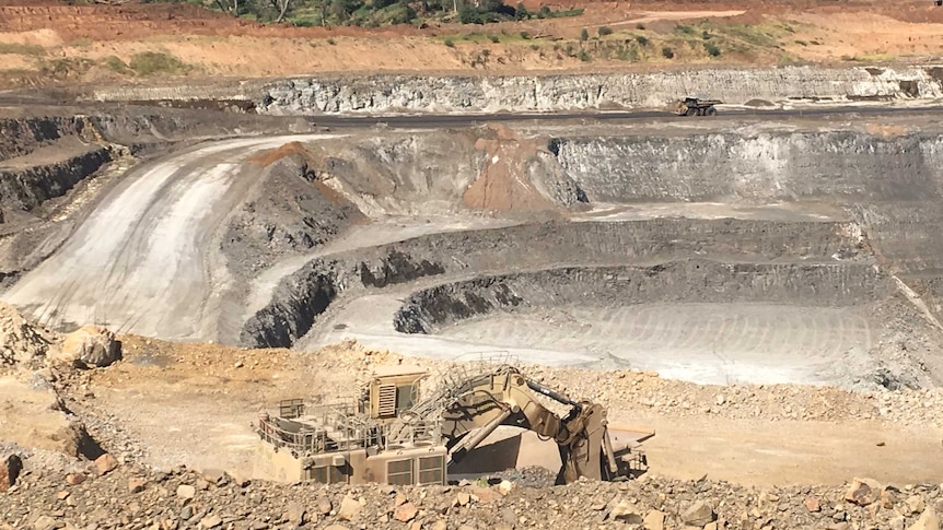 A mine pit at the McArthur River Mine