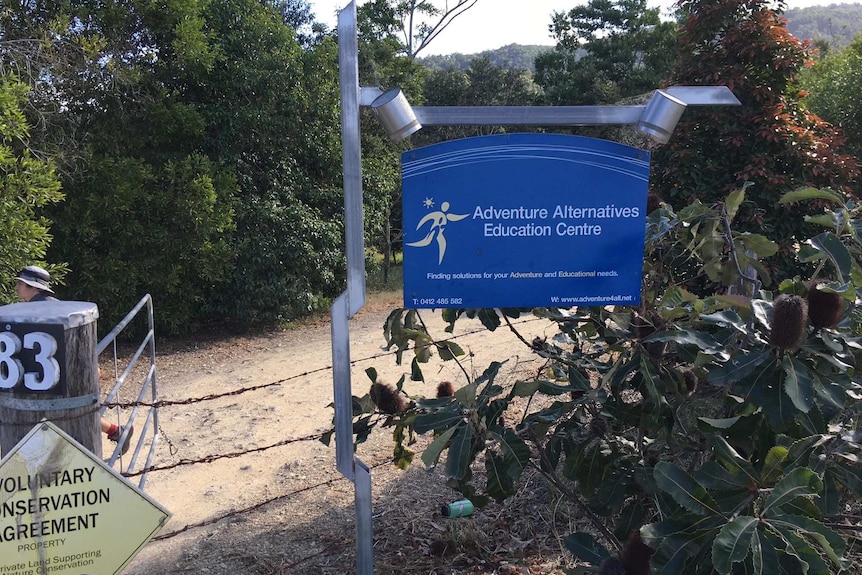 Entrance to Adventure Alternatives Education Centre in Woodford