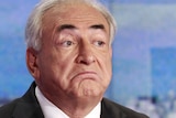 Dominique Strauss-Kahn makes a face during his first TV interview since his NYC 'liaison'