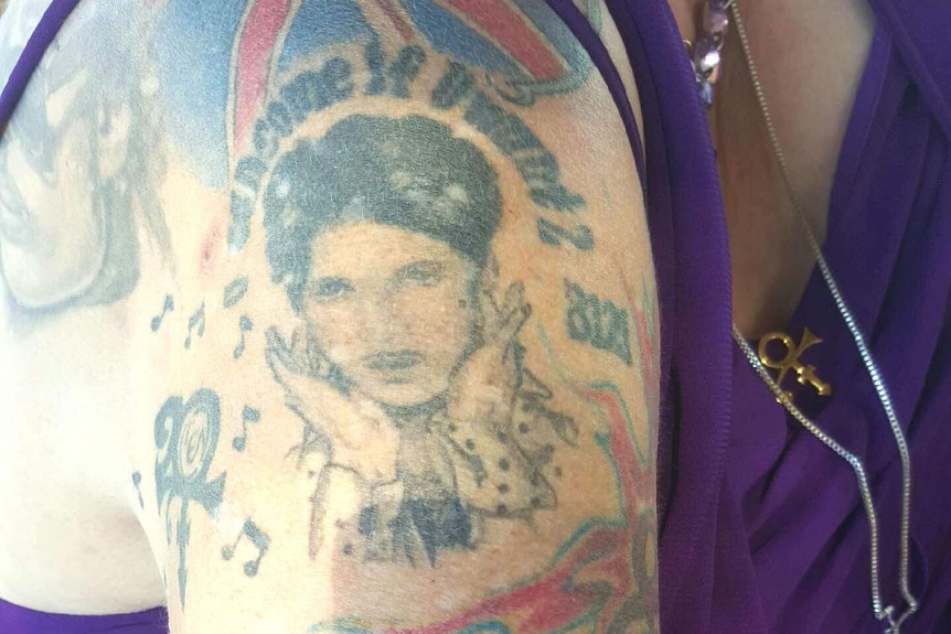 Fan Toni Burton has 20 Prince tattoos