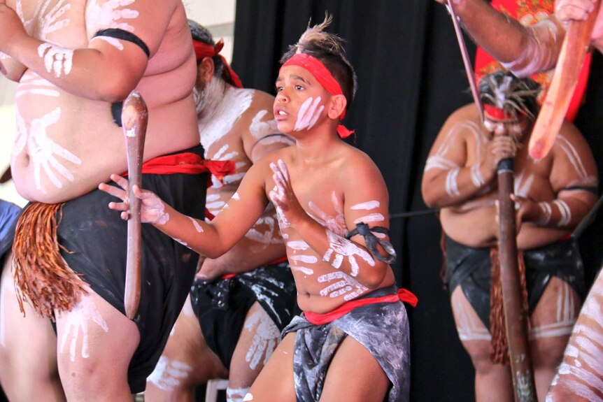 WELCOMEfest in Annerley indigenous dancer