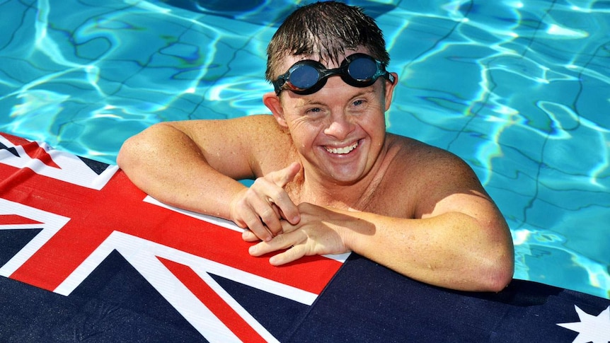 World Down Syndrome championships competitor Queenslander Clinton Stanley