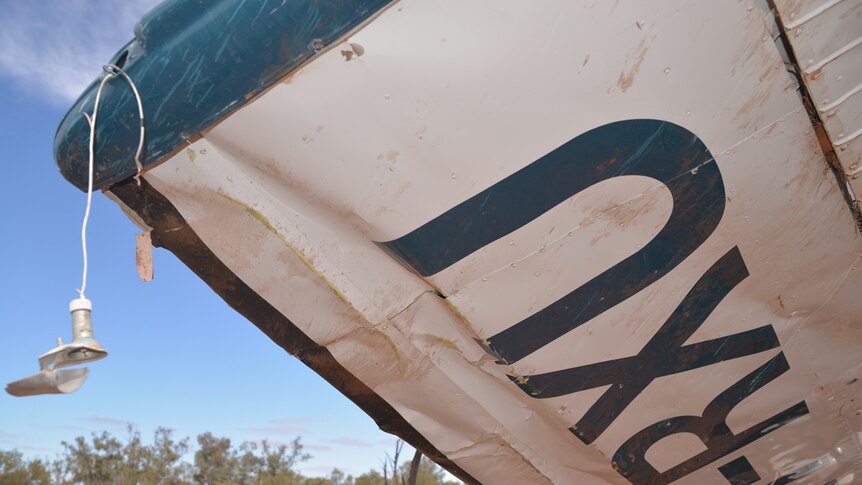 Wing damage to the Cessna 150