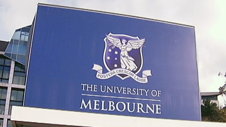 Melbourne University sign