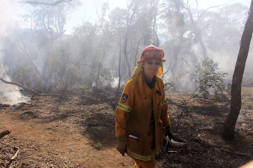 Burra bushfire brigade captain Sharon Field.