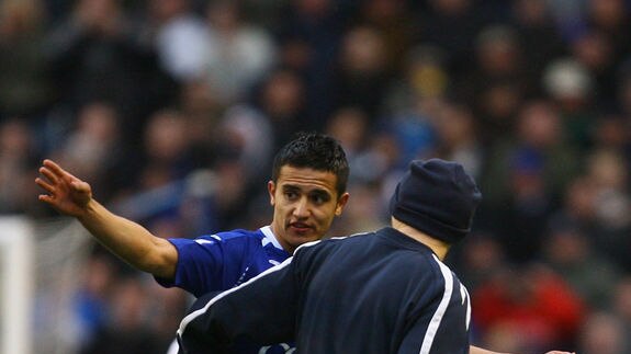 Returning to health... Tim Cahill suffered an injury against West Ham United.